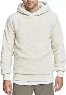 Urban Classics Męska bluza z kapturem Sherpa, białawy, L - Bluzy męskie - miniaturka - grafika 1