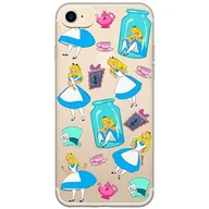 Etui i futerały do telefonów - ERT GROUP etui na telefon Iphone 7/8/ SE 2/ SE 3, case oryginalny i oficjalnie licencjonowany przez Disney, wzór Alice 011, optymalnie dopasowane, plecki z TPU częściowo przeźroczyste - miniaturka - grafika 1