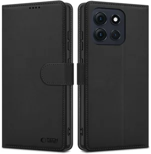Etui z klapką Tech-Protect Wallet do Motorola Moto G86 5G Black - Etui i futerały do telefonów - miniaturka - grafika 1