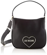 Torebki damskie - Love Moschino Damska torba na ramię Borsa Pu Nero, czarna, 25 x 29 x 8 - miniaturka - grafika 1