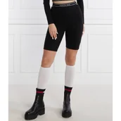 Spodenki damskie - Tommy Jeans kolarki logo taping cycle | slim fit - miniaturka - grafika 1