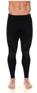 Spodnie sportowe męskie - Brubeck Spodnie termoaktywne DRY Czarne 2XL LE11860_black_2XL - grafika 1