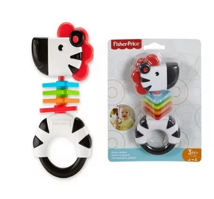 Fiher Price Grzechotka Zebra FGJ56 - Grzechotki dla dzieci - miniaturka - grafika 1