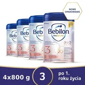 Mleko modyfikowane - Bebilon Profutura Duobiotik 3 – dla dzieci po 1. roku życia, 4x800g - miniaturka - grafika 1