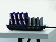 Huby USB - CONCEPTRONIC Ladegerät 7Port 7xUSB-C 160WPD3.0 sw OZUL07B - miniaturka - grafika 1