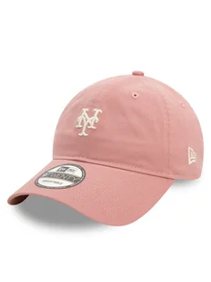New Era Czapka z daszkiem New York Mets Mini Washed 9TWENTY 60595428 Różowy - Czapki damskie - miniaturka - grafika 1