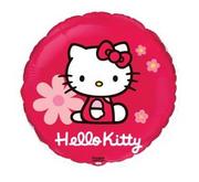 Urodziny dziecka - Flexmetal Balon foliowy &quot;Hello Kitty&quot; FLEXMETAL 18&quot RND G401567 - miniaturka - grafika 1