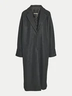 Płaszcze damskie - Noisy May Płaszcz przejściowy Caddy 27031306 Szary Loose Fit - miniaturka - grafika 1