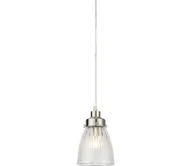 Lampy sufitowe - Markslöjd 109009 - Lampa wisząca na przewodzie BELLIS 1xE14/40W/230V matowy chrom - miniaturka - grafika 1