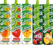 Koncentraty warzywne, przeciery - Tymbark mus mix 120x12 100x8 z  burakiem - miniaturka - grafika 1