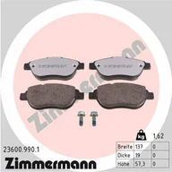 Klocki hamulcowe - Klocki hamulcowe - komplet ZIMMERMANN 23600.990.1 - miniaturka - grafika 1