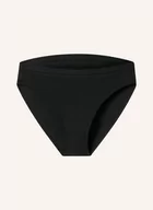 Majtki damskie - Schiesser Figi Pure Rib schwarz - miniaturka - grafika 1
