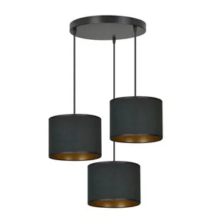 Emibig Hilde lampa wisząca 3-punktowa czarna 1054/3PREM 1054/3PREM - Lampy sufitowe - miniaturka - grafika 2