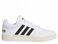 Buty sportowe męskie - Buty męskie adidas Hoops białe sneakers GY5434 44 2/3 - miniaturka - grafika 1
