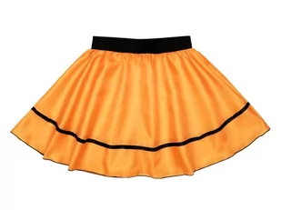 SPÓDNICZKA POLIESTER POMARAŃCZOWA 40cm - Sukienki i spódniczki dla dziewczynek - miniaturka - grafika 1