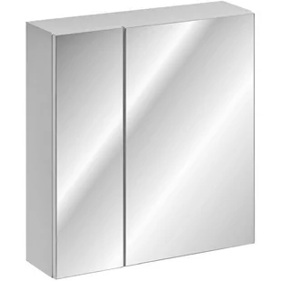 Comad Leonardo White szafka 60 cm lustrzana Biały Smooth/mat LEONARDOWHITE84-60-B-2D - Szafki łazienkowe - miniaturka - grafika 2