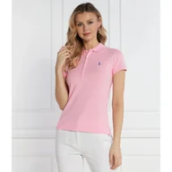 Koszulki i topy damskie - POLO RALPH LAUREN Polo Julie | Slim Fit | pique - miniaturka - grafika 1