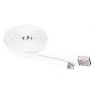 Kable - Kabel USB 2.0, wtyk A - Lightning MFi, i16P, ładowanie, transmisja danych, 1 m, biały - miniaturka - grafika 1