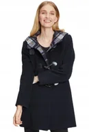 Płaszcze damskie - Gil Bret Granatowy Klasyczny Płaszcz Z Zapięciem Na Klamry 46 J2A - miniaturka - grafika 1