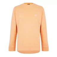 Bluzy męskie - BOSS Męska bluza Westart Relaxed-Fit z bawełny z naszywką z logo, Light/Pastel Orange833, XXL - miniaturka - grafika 1