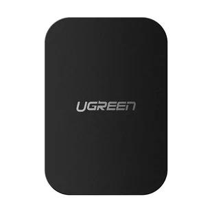 Prostokątna metalowa płytka UGREEN do uchwytu magnetycznego 2 szt. (czarny) - Uchwyty samochodowe do telefonów - miniaturka - grafika 1