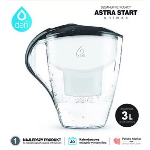 Dzbanek filtrujący Astra Start Unimax 3 l Dafi - Dzbanki filtrujące - miniaturka - grafika 1