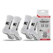 Skarpetki dla dzieci - Tapedesign – Dwupak Superlight Socks – 2 pary ultralekkich skarpet do piłki nożnej i sportu – super cienkie i elastyczne – antypoślizgowe w butach – maksymalna przyczepność i komfort noszenia podczas - miniaturka - grafika 1