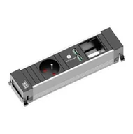 Listwy zasilające - BACHMANN Power Frame 1x UTE Francja 1x USBCharger 1x ABD Power 0.1m GST18 - miniaturka - grafika 1