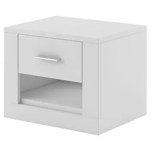 Stolik nocny IDEA ID-07 biały - Szafki nocne - miniaturka - grafika 1