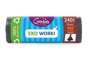 Gosia POLITAN WORKI 240L G A10 CZARNE - Worki na śmieci - miniaturka - grafika 1