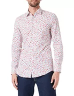 Koszule męskie - HUGO Męska koszula Kenno, jasny czerwony 625, 46, Bright Red625, 46 - miniaturka - grafika 1