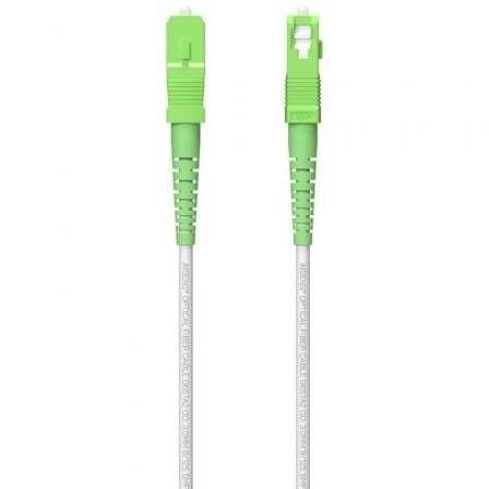 Kabel światłowodowy G657A2 3.0 9/125 SMF Aisens A152-0615/ LSZH/ 60m/ Biały