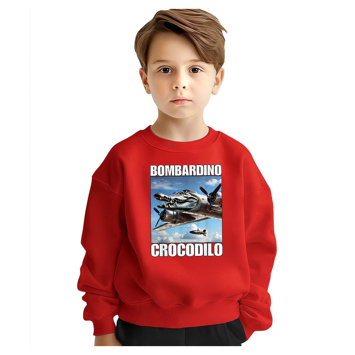 BLUZA DZIECIĘCA BOMBARDINO CROCODILO 122-128 DLA CHŁOPCA DZIEWCZYNKI