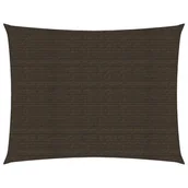 Parasole ogrodowe - vidaXL Żagiel przeciwsłoneczny, 160 g/m, brązowy, 3,5x5 m, HDPE vidaXL - miniaturka - grafika 1