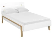 Inne meble do salonu - Łóżko Belle 120 Białe - miniaturka - grafika 1