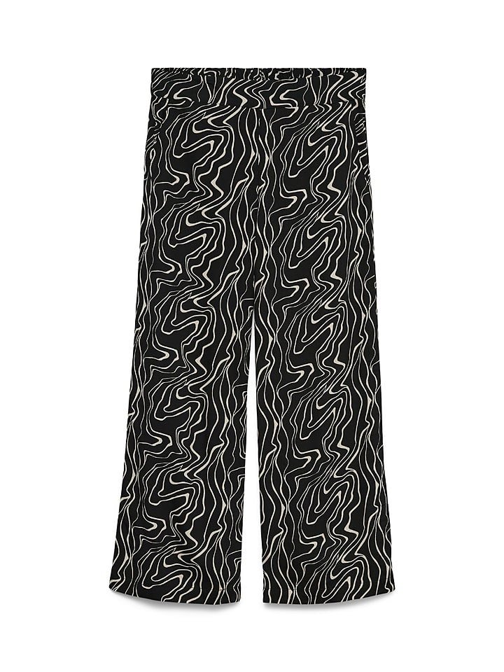 Vero Moda Spodnie w kolorze czarno-białym