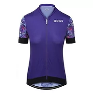 Koszulki i topy damskie - Briko Damska koszulka trekkingowa Jersey Bloom, ciemnofioletowa, S, ciemny fiolet, S - miniaturka - grafika 1