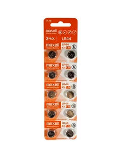 Maxell Baterie alkaliczne LR44 1.5V 10-pack - Baterie i akcesoria - miniaturka - grafika 4
