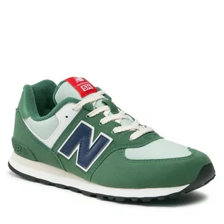 Sneakersy damskie - Sneakersy New Balance GC574HGB Zielony - grafika 1