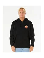 Bluzy męskie - Bluza RIP CURL Wettie Passage Icon Zip Thru czarny L - miniaturka - grafika 1