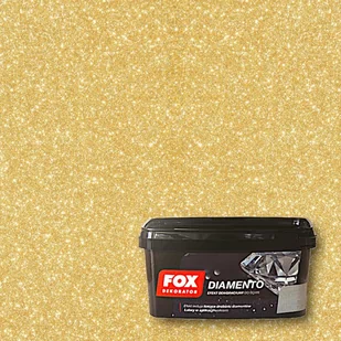 FOX Efekt dekoracyjny Diamento 1 l Gold Fox - Farby zewnętrzne - miniaturka - grafika 1