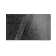 Deski do krojenia - Szklana deska kuchenna HOMEPRINT Czarne róże 60x52 cm - miniaturka - grafika 1
