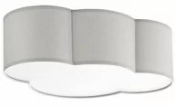 Lampy sufitowe - Lampa sufitowa dziecięca CLOUD MINI 3144 szara 2xE27 - miniaturka - grafika 1