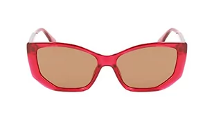 KARL LAGERFELD Damskie okulary przeciwsłoneczne KL6071S Strawberry, 54 - Okulary przeciwsłoneczne - miniaturka - grafika 1