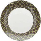 Pozostałe akcesoria kuchenne - TOGNANA Talerz TOGNANA Gazebo 21 cm Biało-brązowy - miniaturka - grafika 1