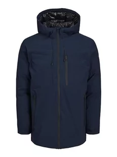 Bestseller A/S Męska kurtka parka Jcopayne, granatowy blezer, L - Kurtki męskie - miniaturka - grafika 1