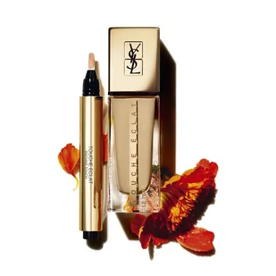 Yves Saint Laurent Touche Éclat Le Teint długotrwały makijaż rozjaśniający skórę SPF 22 odcień BD55 25 ml - Podkłady do twarzy - miniaturka - grafika 2