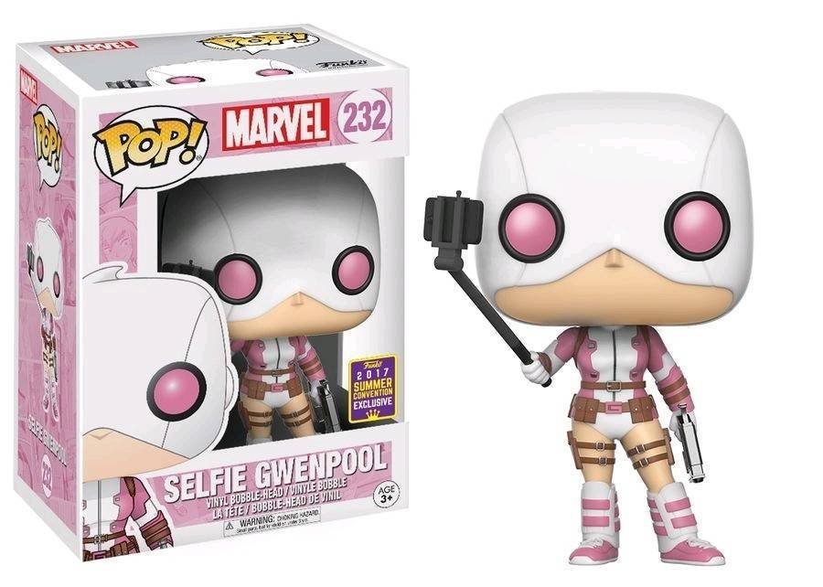 Funko POP! Marvel, figurka kolekcjonerska, Selfie Gwenpool, Exclusive, 232