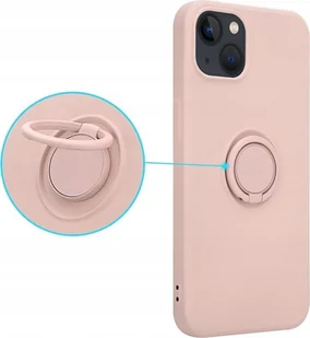 OEM Etui Silicon Ring do Iphone 12/12 PRO różowy - Etui i futerały do telefonów - miniaturka - grafika 1