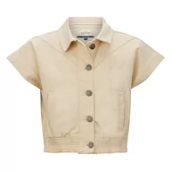 Kurtki i płaszcze dla dziewczynek - Retour Denim de Luxe Amelie kurtka dżinsowa dziewczęca, jasnobeżowy, 15-16 - miniaturka - grafika 1